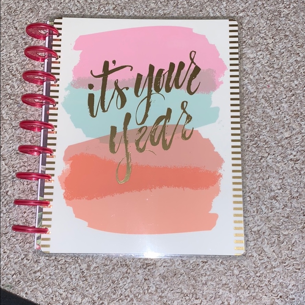 happy planner ring set & cover